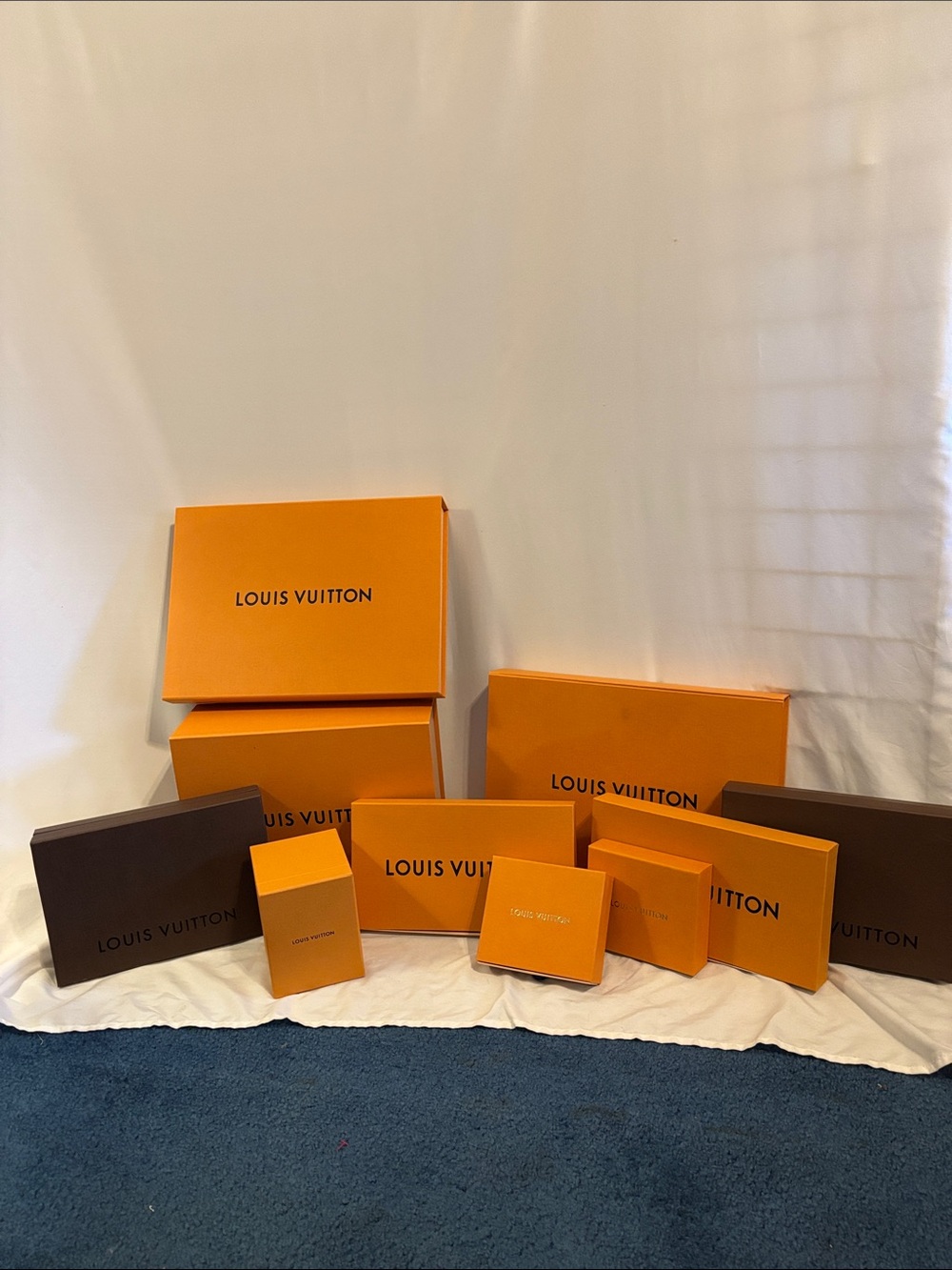 10 Louis Vuitton Boxes and Ribbons